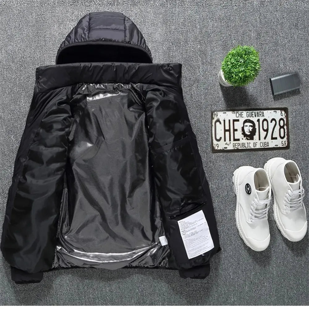 USB Heated Winter Jacket With Powerbank