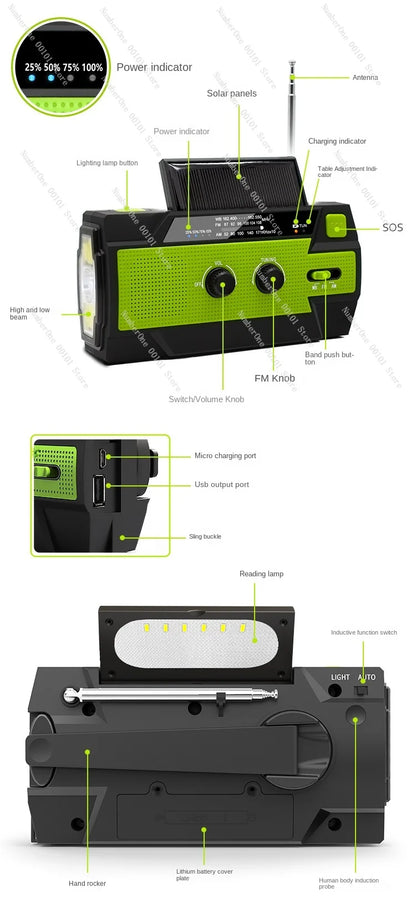 Solar-Powered Emergency Radio