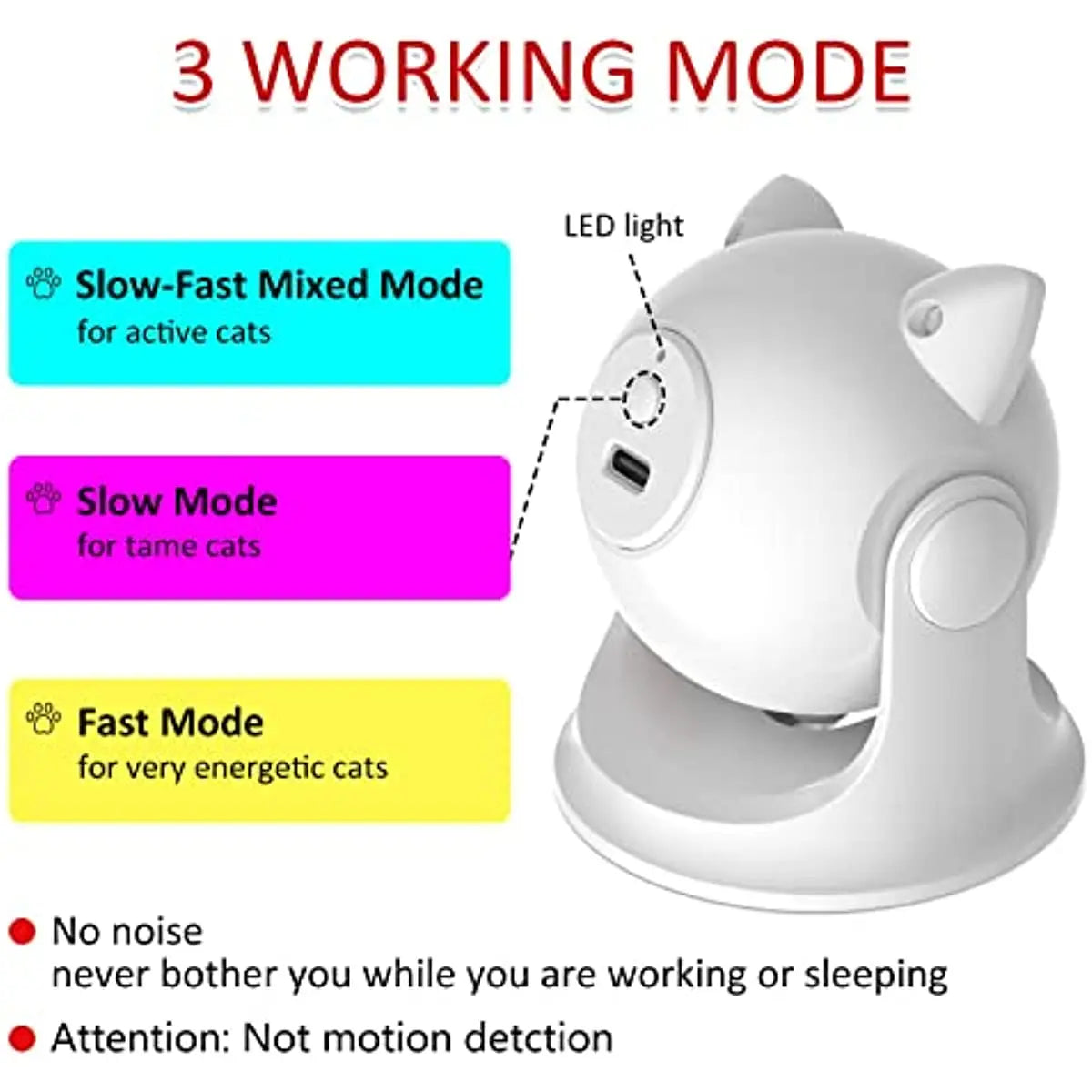 WhiskerWonder Motion Cat Laser Toy