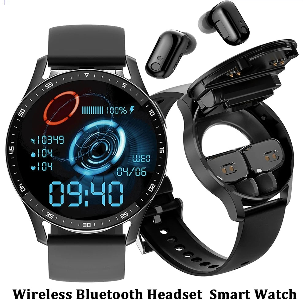 SmartGuard Fitness Watch with Earbuds