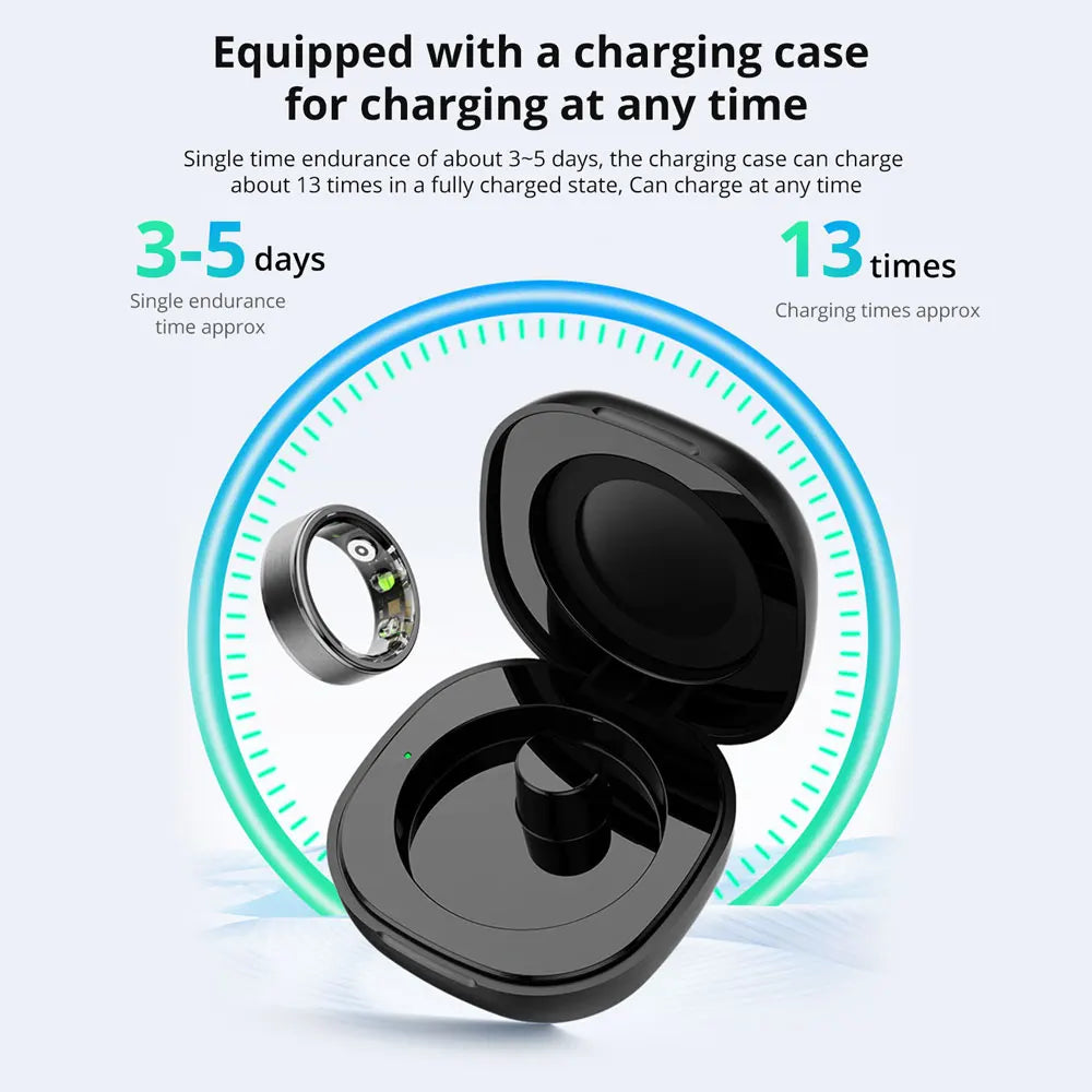 COLMI Health Track Smart Ring with Charging Case